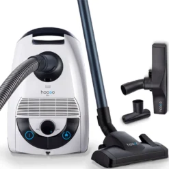 HooGo B3+ Bodenstaubsauger 3 Liter Mit Beutel Inkl. Parkett-, Polster- Und Fugendüse, Möbelbürste, 11m Aktionsradius, HEPA14 Filter, Allergikertauglich -SaugProfi Sparmarkt 04176529d57bfd4a0525ce8b25b2f543