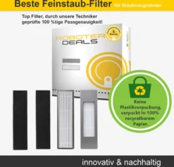 Feinstaub-Filter (2 Stück) Für Ecovacs Deebot N8, N8 Pro, N8 Pro Plus -SaugProfi Sparmarkt 054647f51316eeda0c511f05efbadb90