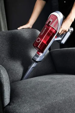 Rowenta RH9678 X-Force Flex 8.60 Akku-Staubsauger | Stab-und Handstaubsauger In Einem | LED-Düse | Flex-Gelenk | Animal-Kit | Easy-Wash-Filter | Inkl. Mini Turbodüse, Etc. | Rot/Grau -SaugProfi Sparmarkt 08777eaca81d514a7e2af74b683ad8c8