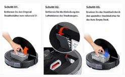 Roborock Auto Empty Dock For S7 ,S7 MaxV, Smart Bin Detection, HEPA Air Filter, Electrode Cleaning Brush (Schwarz) -SaugProfi Sparmarkt 0a598f08ad1a1d3bd434be7652777f8c