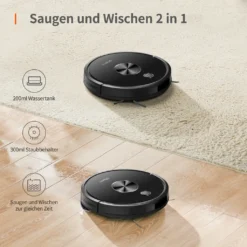 Ultenic D5s Pro 3-In-1 Staubsauger Roboter WLAN Saugroboter 3000 PA Staubsauger Roboter Für Tierhaare Saugroboter Appsteuerung Alexa Google Home -SaugProfi Sparmarkt 0b53f0d9d41911fbbf49ad86c4ab5439