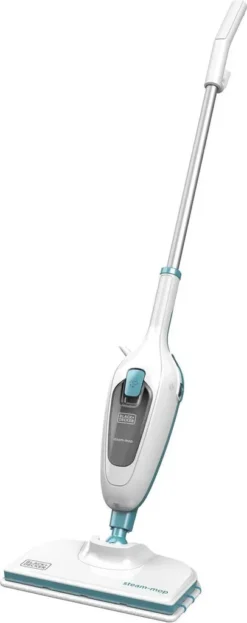 Black & Decker Black+Decker FSM13E1 Dampfbesen Steam Mop, Basic (Dampfreiniger Für Hygienische, Gründliche Sauberkeit, Abnehmbarer Stiel, Einfache Bedienbarkeit, Inkl. 1 Mikrofaser-Pad), 1300 W -SaugProfi Sparmarkt 0b821141df2d5c0877f47495a6861866
