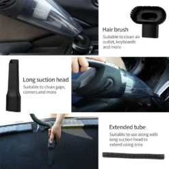 CkeyiN Akku-Handstaubsauger, Wiederaufladbarer, Leistungsstarker Zyklon-Nass-Trocken-Sauger Für Die Reinigung Von Tierhaaren, Staub Und Kies -SaugProfi Sparmarkt 13da5dda7f377503cf81f817c159a302