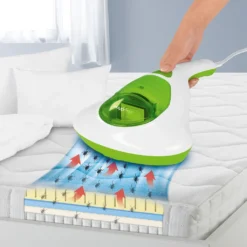MAXXMEE Milben-Handstaubsauger Mit UV-C Licht - 300 W - Weiß/limegreen Milben Sauger UV Licht Handstaubsauger Entferner Allergiker Handsauger MAXXMEE -SaugProfi Sparmarkt 171d4ad595b9446f5000b9ec4dd29bbc