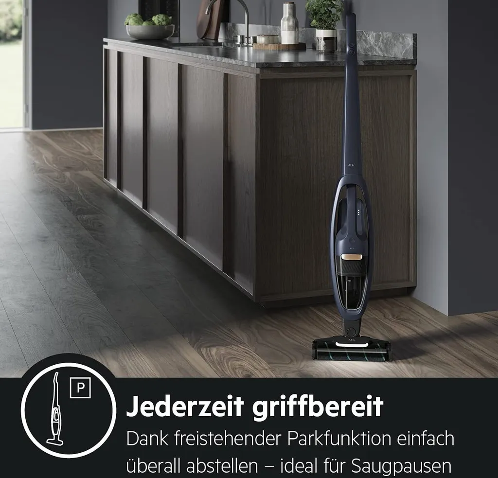 AEG QX7-1-P5IB 2in1 Akku-Staubsauger (Schlanke Bauform, Power-Softrolle, Besonders Effektiv Auf Hartböden, Bis Zu 50 Min Laufzeit, 21,6 Volt, Inkl. Zubehör 7 AEG QX7-1-P5IB 2in1 Akku-Staubsauger (Schlanke Bauform, Power-Softrolle, Besonders Effektiv Auf Hartböden, Bis Zu 50 Min Laufzeit, 21,6 Volt, Inkl. Zubehör – Bild 7