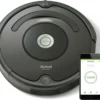 IRobot Roomba 676, Lithium-Ion (Li-Ion), 60 Min - 2 H, 0,6 L, Rund, Schwarz
