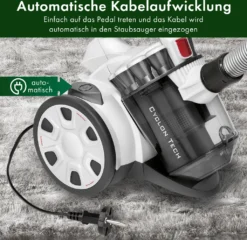ProfiCare® Staubsauger Beutellos Für Parkett, Teppich, Fliesen, 700 Watt Bodenstaubsauger Mit HEPA-Filter, Staubsauger Ohne Beutel Inkl. 3 Bürsten Und 4-fach Mikrofiltersystem, PC-BS 3110 -SaugProfi Sparmarkt 1c31df979aaf06783af2ab553632d793