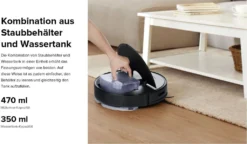 Roborock Q7 Max+ Staubsauger Roboter Mit Absaugerstation/Auto-Empty Dock Pure (2,5 L) 4200Pa Saugroboter Kehrroboter EU Schwarz -SaugProfi Sparmarkt 20f10f8ee68c558af30eb99973e20a88
