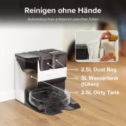 Roborock S7 Pro Ultra 5100Pa Staubsauger Roboter Mit Selbstwaschend/Selbstnachfüllend/Selbstentleerend/Selbstreinigend Dock,(Upgrade Von Roborock S7,VS S7 Maxv Ultra) -SaugProfi Sparmarkt 21a7ba013ec8934b7848917ecf30d874