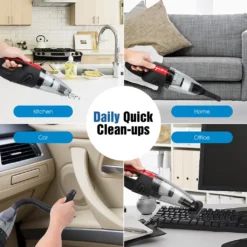 120W Akku Handstaubsauger Von AUDEW In Schwarz/Rot Mit HEPA-Filter -SaugProfi Sparmarkt 39c9d80c405fbf93fdfe9bd4b13ba9d6