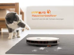 Kyvol E31 Saugroboter Mit Wischfunktion 2200Pa Wischroboter, 150Min. Laufzeit, Smart Navigation, Funktioniert Mit Alexa,ideal Für Tierhaare, Teppiche Und Hartböden, Weiß [+] -SaugProfi Sparmarkt 39e1a57002bb1085e17835d5b779ccb5