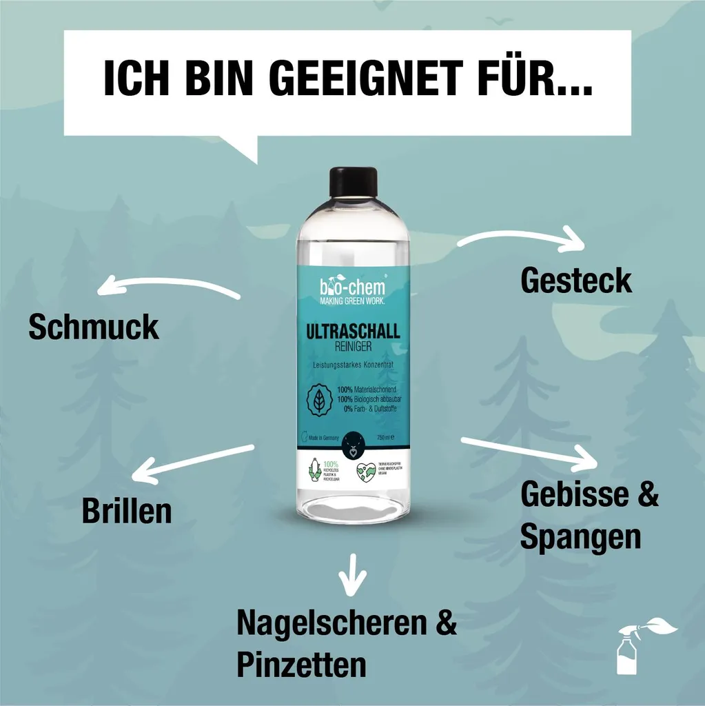 BioChem Ultraschallreiniger Konzentrat, 1000 Ml, Flüssigkeit (Konzentrat), Flasche, Für Die Nutzung Im Innenbereich Geeignet 3 BioChem Ultraschallreiniger Konzentrat, 1000 Ml, Flüssigkeit (Konzentrat), Flasche, Für Die Nutzung Im Innenbereich Geeignet – Bild 3