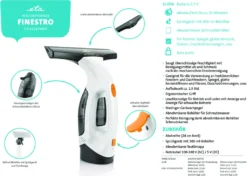 ETA FINESTRO Dampf Fensterreiniger ETA32629000, Fensterreiniger Finestro Für Fenster, Dachfenster, Spiegel, Keramischen Belag, Pflaster Und Duschecken, Li-ion Akku -SaugProfi Sparmarkt 3c57a4fc4a1d7b7908426a3306863196