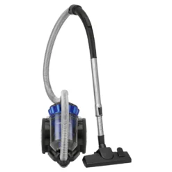 ProfiCare Bodenstaubsauger PC-BS 3040, Eco-Cyclon Twin-Spin Bodenstaubsauger, Beutellose Filtertechnik, 4-Fach Mikrofiltersystem, HEPA-Filter, Edelstahl-Teleskoprohr (höhenverstellbar), Extra Großer Aktionsradius (8,3 M), 700 Watt, Blau-schwarz -SaugProfi Sparmarkt 406bd067fa414915b505884d555b91f9