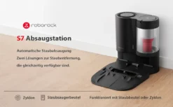 Roborock Auto Empty Dock For S7 ,S7 MaxV, Smart Bin Detection, HEPA Air Filter, Electrode Cleaning Brush (Schwarz) -SaugProfi Sparmarkt 40c300d4d2fea472de02386471eb8df1