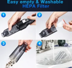 120W Auto Staubsauger Kabellos Mini Home Handstaubsauger Starker Sog Akku 15 120W Auto Staubsauger Kabellos Mini Home Handstaubsauger Starker Sog Akku -SaugProfi Sparmarkt 42c204c9ea4dad9dc4af60c284dffa47