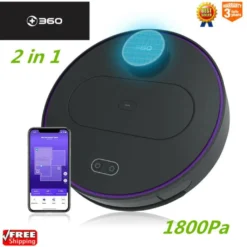 360 S6 Smart Saugroboter Staubsauger Automatisch APP 3200mAh Roboterstaubsauger Vacuum Reinigung Schwarz -SaugProfi Sparmarkt 42e538b3bd70480bdbffd994016a13de