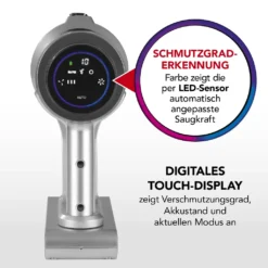 Akku Staubsauger Kabellos Zyklon Sauger Hand Boden Beutellos Display Ladestation -SaugProfi Sparmarkt 43640ca9355f4545a5145cd5d2cee917