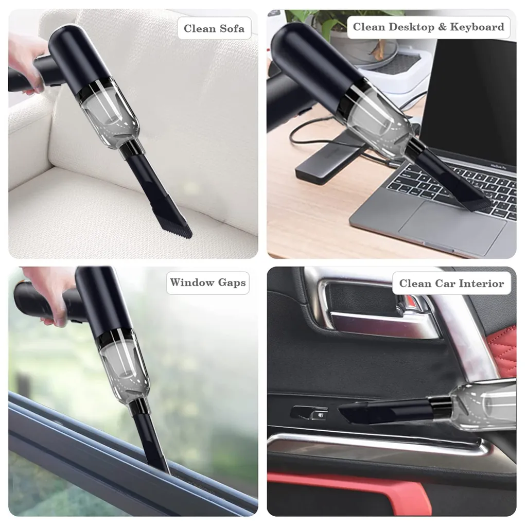 Tastaturreiniger, Mini-Vakuum Für Schreibtisch, Kabelloser Computer-Staubsauger, Wiederaufladbar Für Die Reinigung Von Haaren, Krümeln Für Desktop, Klavier, Autoinnenraum Und Nähmaschine ,Black 9 Tastaturreiniger, Mini-Vakuum Für Schreibtisch, Kabelloser Computer-Staubsauger, Wiederaufladbar Für Die Reinigung Von Haaren, Krümeln Für Desktop, Klavier, Autoinnenraum Und Nähmaschine ,Black – Bild 9