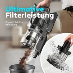 BALTER VERTU X11 PRO Kabelloser Akku Staubsauger Mit Wischfunktion, ALL-IN-ONE Akku- & Handstaubsauger, 350W Hohe Saugleistung, Bis Zu 50 Minuten Laufzeit, Beutellos, FLEX-Gelenk, LED-Düse, Tierhaar Geeignet 14 BALTER VERTU X11 PRO Kabelloser Akku Staubsauger Mit Wischfunktion, ALL-IN-ONE Akku- & Handstaubsauger, 350W Hohe Saugleistung, Bis Zu 50 Minuten Laufzeit, Beutellos, FLEX-Gelenk, LED-Düse, Tierhaar Geeignet -SaugProfi Sparmarkt 45a42f9e3013ce6a50661e7c1d05959f