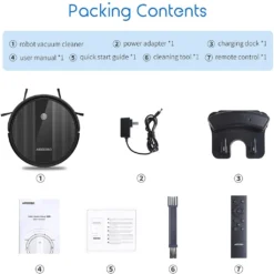 Saugroboter - AIRROBO P10 Staubsauger Roboter 2600Pa Roboterstaubsauger WLAN Mit Raumkarte In Echtzeit, WiFi/App/Alexa, Selbstaufladung, Leise, Für Tierhaare, Hartböden, Teppich -SaugProfi Sparmarkt 45b8cc7dc83fdd3583e2530a1e09c20d