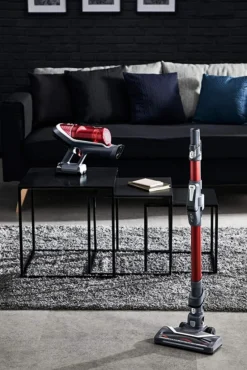 Rowenta RH9678 X-Force Flex 8.60 Akku-Staubsauger | Stab-und Handstaubsauger In Einem | LED-Düse | Flex-Gelenk | Animal-Kit | Easy-Wash-Filter | Inkl. Mini Turbodüse, Etc. | Rot/Grau -SaugProfi Sparmarkt 4788ed019ad2982e3e555cd6b0c3a943