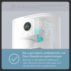 Roidmi EVE Plus Roboter Staubsauger Nass-Trocken-Saugroboter,50 Watt,2700pa Mit Sauberer Basis Und Beutel,Weiß -SaugProfi Sparmarkt 4cc969fb3d87f8e677f45888f69062e9