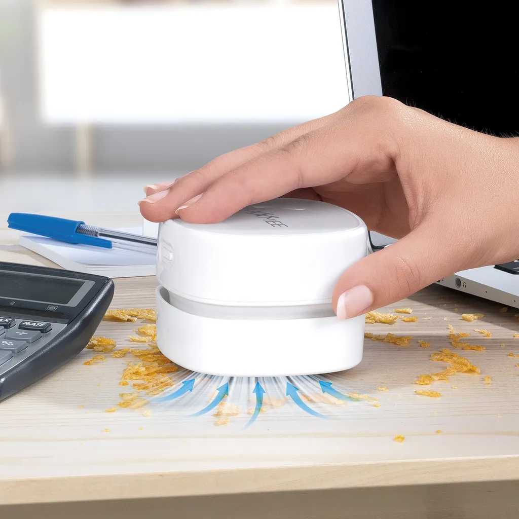 MAXXMEE Tisch-Staubsauger - 60 Minuten Laufzeit - Weiß Tischstaubsauger Mini Staubsauger Akku Handstaubsauger Handsauger Akkusauger 2 MAXXMEE Tisch-Staubsauger - 60 Minuten Laufzeit - Weiß Tischstaubsauger Mini Staubsauger Akku Handstaubsauger Handsauger Akkusauger – Bild 2