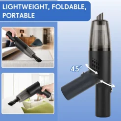 Mini Handstaubsauger Kabellos - Handstaubsauger Wiederaufladbar Tragbar , USB Staubsauger Für Auto, Tastatur, Tierhaare,Black -SaugProfi Sparmarkt 4eeb77ecebdea1361767b0da58b71a57
