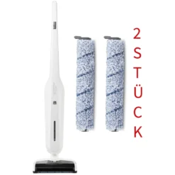 SaugProfi Sparmarkt 3 Nilfisk 128390053 Set Combi + EU Washer Hartbodenreiniger + Extra-Bürstrolle, Wischen, Saugen & Trocknen In Einem, Selbstreinigungsfunktion, 2 Tanks