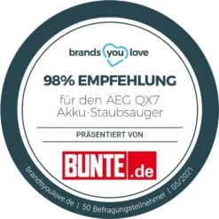 AEG QX7-1-P5IB 2in1 Akku-Staubsauger (Schlanke Bauform, Power-Softrolle, Besonders Effektiv Auf Hartböden, Bis Zu 50 Min Laufzeit, 21,6 Volt, Inkl. Zubehör 27 AEG QX7-1-P5IB 2in1 Akku-Staubsauger (Schlanke Bauform, Power-Softrolle, Besonders Effektiv Auf Hartböden, Bis Zu 50 Min Laufzeit, 21,6 Volt, Inkl. Zubehör -SaugProfi Sparmarkt 52e085be03fcece2acb1c97b8960ef17