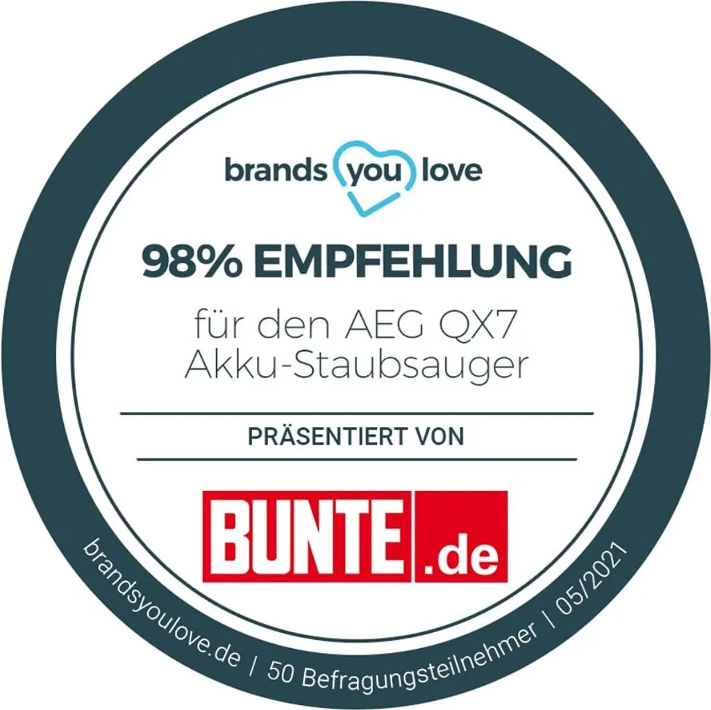 AEG QX7-1-P5IB 2in1 Akku-Staubsauger (Schlanke Bauform, Power-Softrolle, Besonders Effektiv Auf Hartböden, Bis Zu 50 Min Laufzeit, 21,6 Volt, Inkl. Zubehör 13 AEG QX7-1-P5IB 2in1 Akku-Staubsauger (Schlanke Bauform, Power-Softrolle, Besonders Effektiv Auf Hartböden, Bis Zu 50 Min Laufzeit, 21,6 Volt, Inkl. Zubehör – Bild 13
