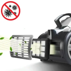 Monzana Staubsauger Beutellos Zubehör HEPA-Filter 700 W Leistungsstark 8 M Radius Haushalt Bodenstaubsauger Multi Zyklon, Farbe:silber/grau -SaugProfi Sparmarkt 55931b3df43bfc3e364dee44a35e52d5