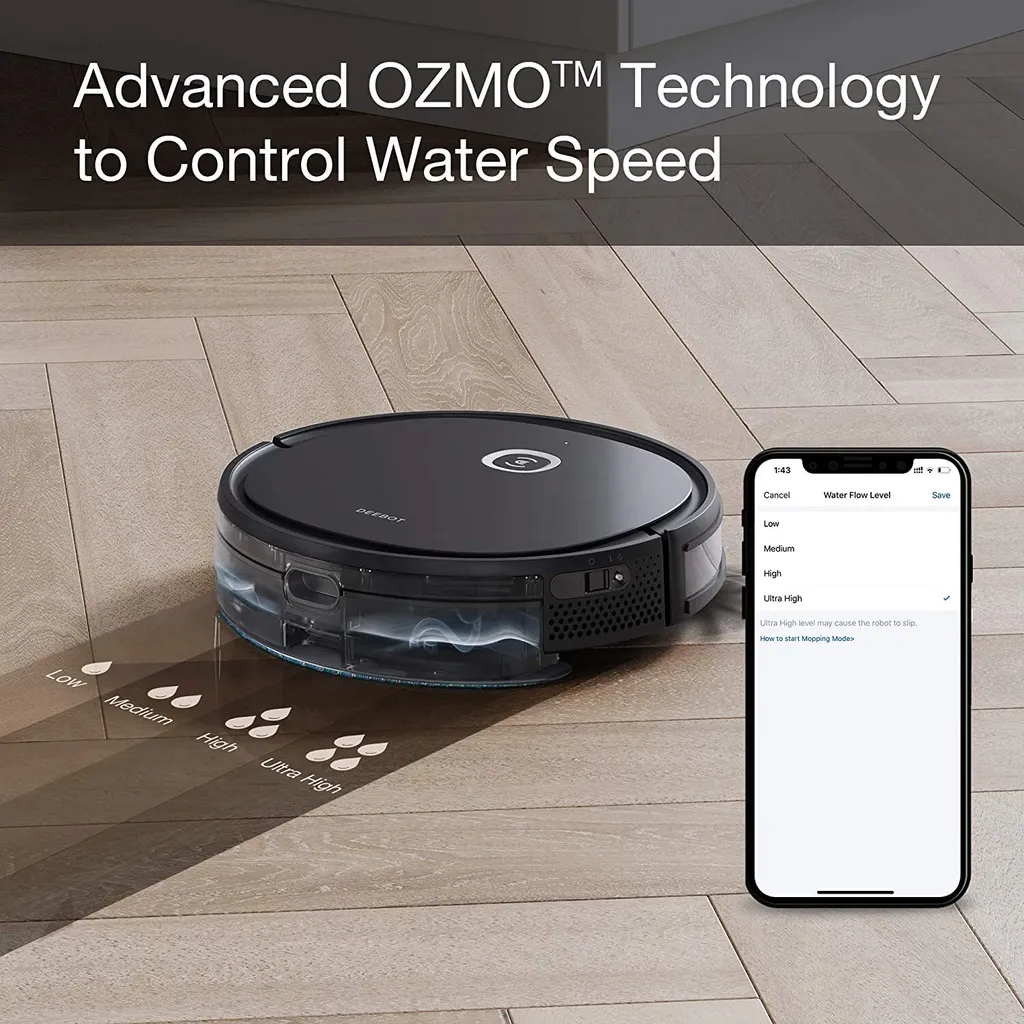 ECOVACS Saugroboter DEEBOT U2 PRO, 2-in-1 Saug- Und Wischroboter, Ideal Für Haustierbesitzer 11 ECOVACS Saugroboter DEEBOT U2 PRO, 2-in-1 Saug- Und Wischroboter, Ideal Für Haustierbesitzer – Bild 11