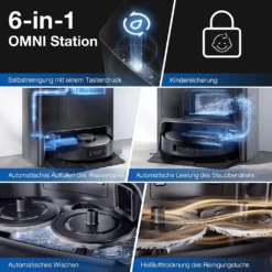 Ecovacs Deebot X1 Omni Saugroboter Wischfunktion Kamera 4 Reinigungsstufen 0,4 L 31 Ecovacs Deebot X1 Omni Saugroboter Wischfunktion Kamera 4 Reinigungsstufen 0,4 L -SaugProfi Sparmarkt 59b722628cdd4237891aff23543de0db
