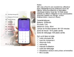 360 S6 Smart Saugroboter Staubsauger Automatisch APP 3200mAh Roboterstaubsauger Vacuum Reinigung Schwarz -SaugProfi Sparmarkt 5abacc4b79dabfe590e8c2db82e6131b