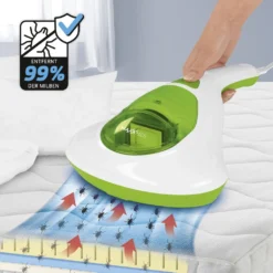 MAXXMEE Milben-Handstaubsauger Mit UV-C Licht - 300 W - Weiß/limegreen Milben Sauger UV Licht Handstaubsauger Entferner Allergiker Handsauger MAXXMEE -SaugProfi Sparmarkt 5b3f48564794d60041122b1e0b3c90d9