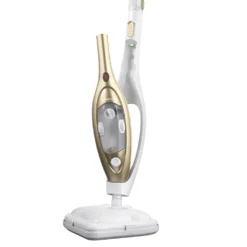 CLEANmaxx Dampfbesen - Mit Knickgelenk - Gold/weiß Dampfreiniger Steam Hygiene Fliesen Küche Bad Reinigung -SaugProfi Sparmarkt 5fbe58725da0236d6eecbbeaf1b24530