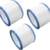 Vhbw Filterset 3x Faltenfilter Kompatibel Mit Makita VC2012L, VC2511, VC2512L, VC3011L, VC3012L Nass- Und Trockensauger - Filter, Patronenfilter