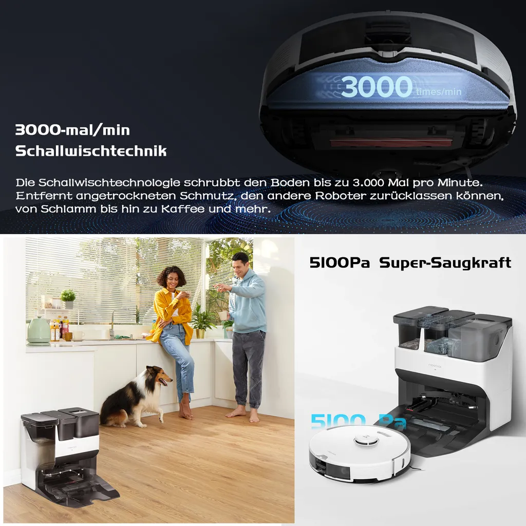 Roborock S7 Pro Ultra Staubsauger Roboter Mit Absaugstation Empty Wash Fill Dock Kindersicherung Saugroboter LiDAR APP(Upgrade Von Roborock S7,VS S7 Maxv Ultra/S8 Pro Ultra) 6 Roborock S7 Pro Ultra Staubsauger Roboter Mit Absaugstation Empty Wash Fill Dock Kindersicherung Saugroboter LiDAR APP(Upgrade Von Roborock S7,VS S7 Maxv Ultra/S8 Pro Ultra) – Bild 6