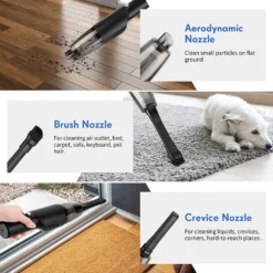 Mini Handstaubsauger Kabellos - Handstaubsauger Wiederaufladbar Tragbar , USB Staubsauger Für Auto, Tastatur, Tierhaare,Black -SaugProfi Sparmarkt 652c788abe2f5a2b4fc9158c040ad552