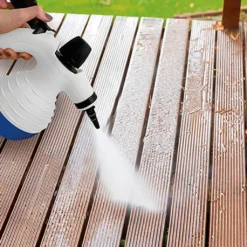 Starlyf® Steam Cleaner, Tragbarer Dampfreiniger, Dampfente, 0,35 L, 1050 W, 2,8 Bar, Weiß -SaugProfi Sparmarkt 665786b6aa3419e9509f33ca6caf4763