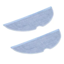 Kwmobile 2x Wischtücher Kompatibel Mit Roborock S7 / S7+ / T7S / S7 Max / T7S Plus / G10 - Ersatz Wischtuch Set - Zubehör Für Saugroboter - Wiederverwendbar