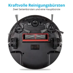 MEDION Staubsaugerroboter Mit Ladestation E40 (Staubsaugerroboter Für Hartböden, Fliesen, Laminat, Optimiert Für Tierhaare, Direkte Absaugung, Automatische Rückkehr Zur Ladestation) -SaugProfi Sparmarkt 68b0a4a8e8739a91ce9399cefefb2625