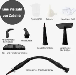 COSTWAY Handdampfreiniger Inkl. 9 Zubehörteil 3 Bar/350ml/1050W/3-5min Aufheizzeit Dampfreiniger Handgerät Gelb -SaugProfi Sparmarkt 6d2947f58fef9a56ca0f1c24a6c68e0d