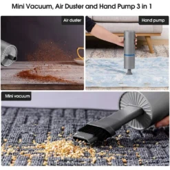 Handstaubsauger Akku Handsauger Kabellos Nass & Trocken 4500Pa AutoTastatursauger Mit 4 Verschiedenen Vakuumdüsen, Waschbarer HEPA Filter Perfekt Für Auto,Teppich,Sofa,Tastatur,Haustier -SaugProfi Sparmarkt 6d962a78d7ff3e1d5456e899aac80d71