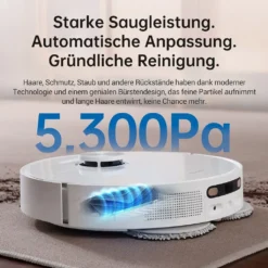 Dreame L10S Ultra Saugroboter Mit Absaugstation Selbstwaschend Selbstauffüllend Selbstentleerend 5300Pa AI+3D Navigation Spinnwischen Heißlufttrocknung Teppicherkennung APP -SaugProfi Sparmarkt 6e426b9abdb0478689088f473787c98b