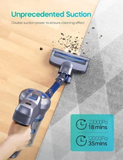 Greenote GSC50 Akku Handstaubsauger 23000PA, 4 In 1 Kabellos Staubsauger Mit LED Doppeltem Digitalmotor, Elektrobürste Staubsauger,Bis Zu 35 Min -SaugProfi Sparmarkt 6f7f9a11f64d77cdb4a2b9506d322d8c
