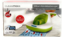 CLEANmaxx Milben-Handstaubsauger Kompakt Mit UV-C Licht - Weiß/limegreen -SaugProfi Sparmarkt 70b83c3703644505950bde877a1e1158