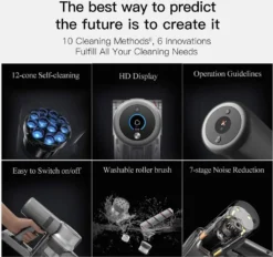 Dreame V11 Handstaubsauger Kabelloser Staubsauger Sperrknopf 450W 25KPa Farbbildschirm EU Version -SaugProfi Sparmarkt 737e957d171483c0e15b229b9437b271